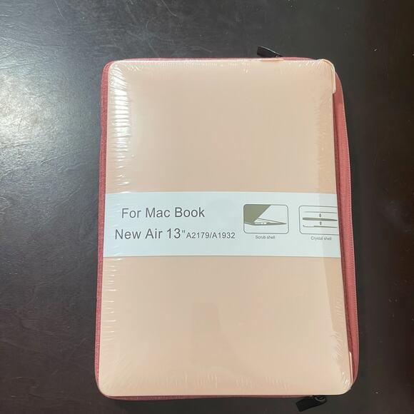 MacBook New Air 13” shell with red soft case - Picture 1 of 5